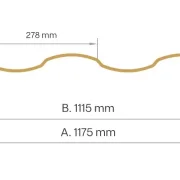 Pfannenblech Centro Aluminium