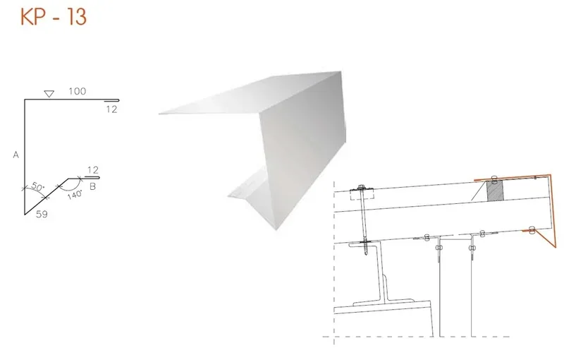 Abschlussblech KP-13